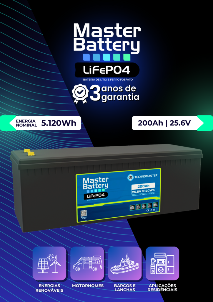 MASTER BATTERY LiFePO4 – 200Ah | 12V