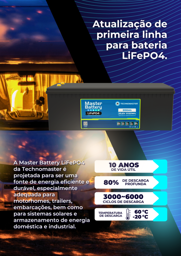 MASTER BATTERY LiFePO4 – 200Ah | 12V